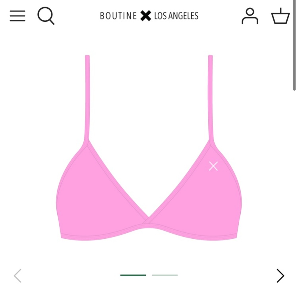 NWT boutine la pink taffy fitted top